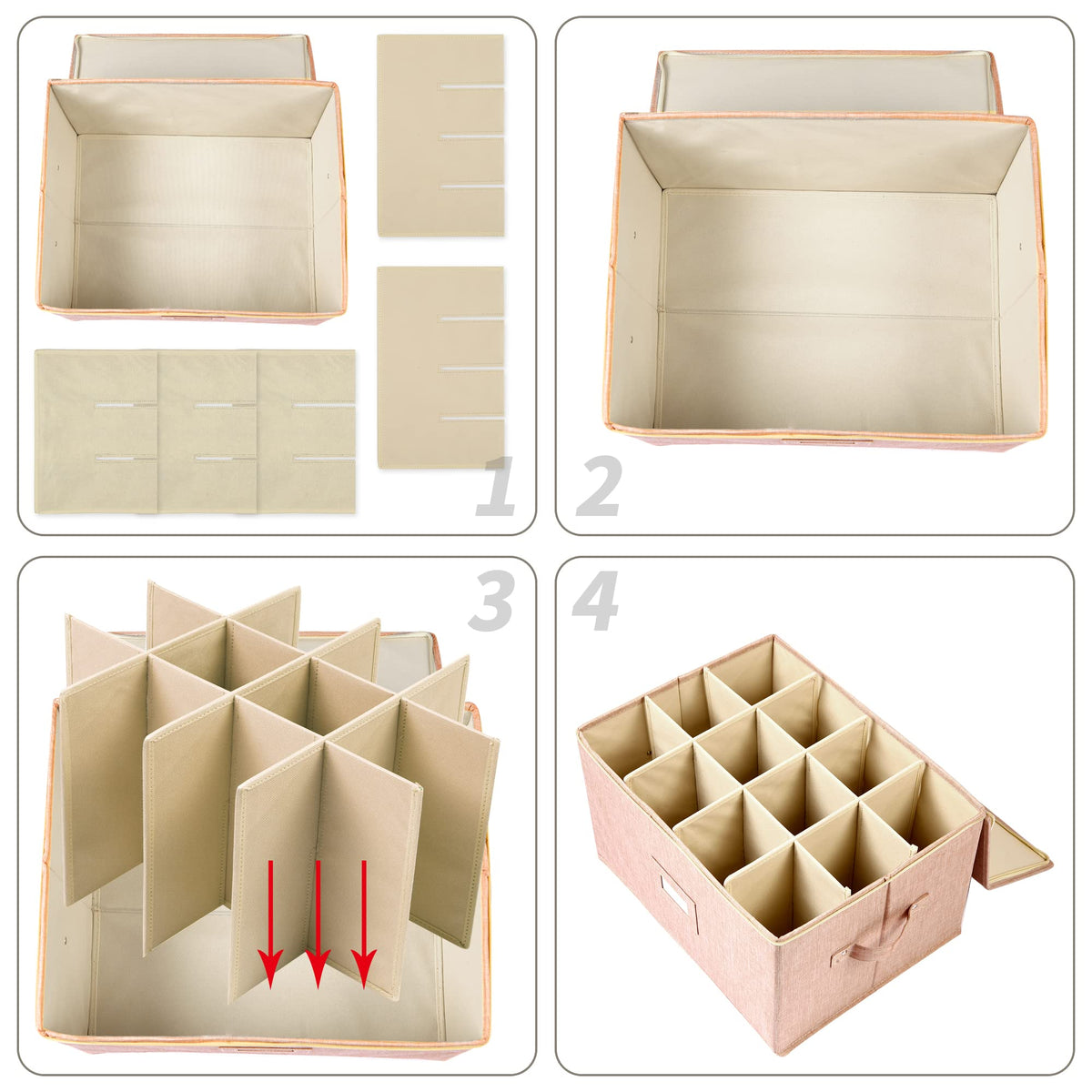Wine Glass Storage Box