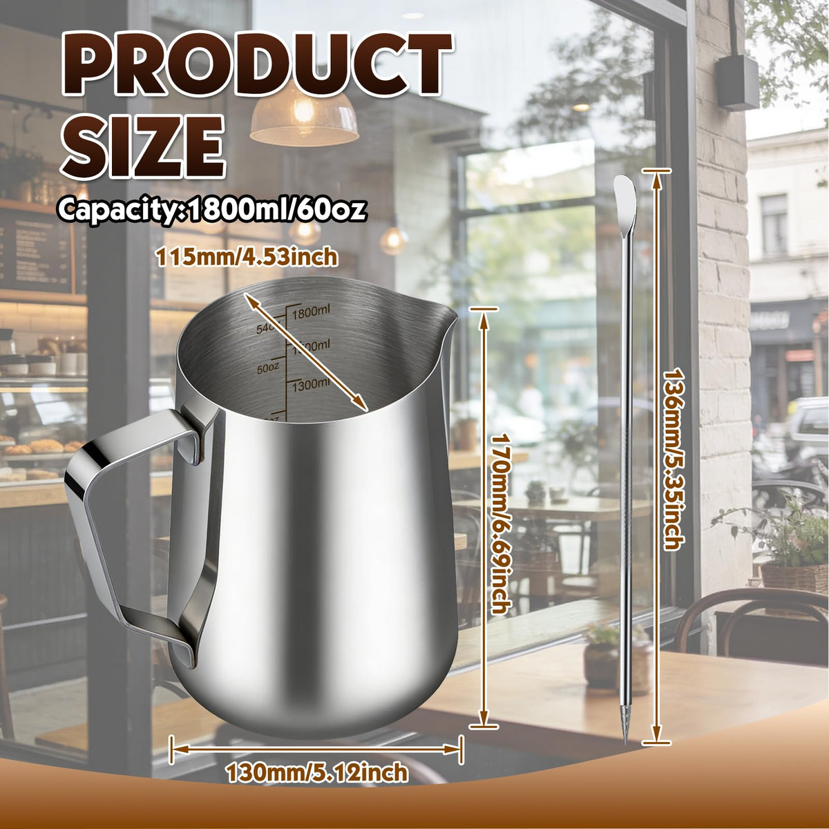 Milk Frothing Pitcher