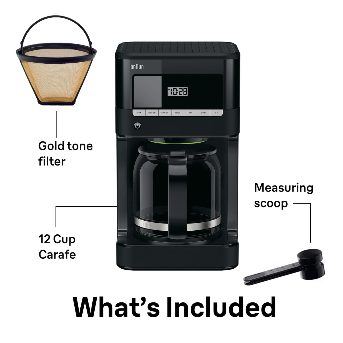 Brew Sense 12 Cup Drip Coffee Maker