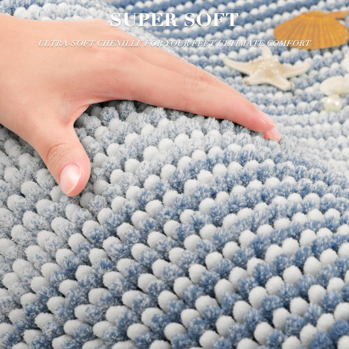 Bathroom Rugs Sets 2 Piece (10.76 Sq Ft)