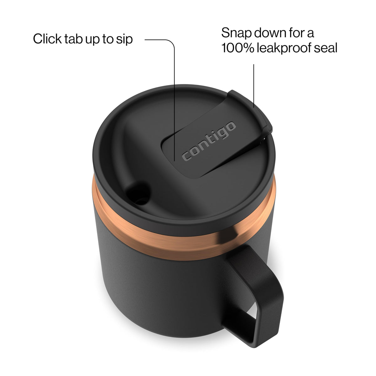 SnapSeal 14 oz Stainless Steel Vacuum