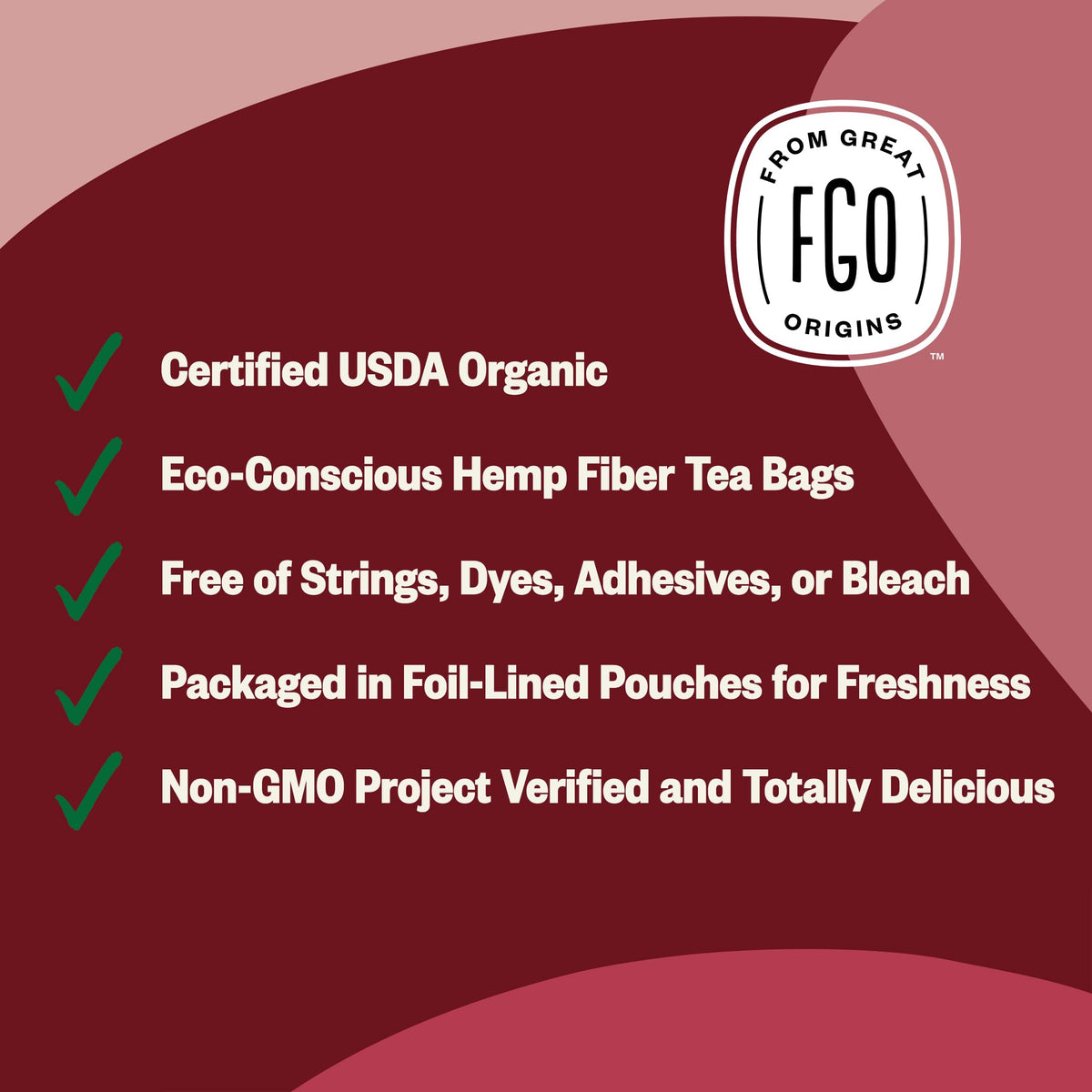 Organic Red Raspberry Leaf Tea Bags (100 Count)