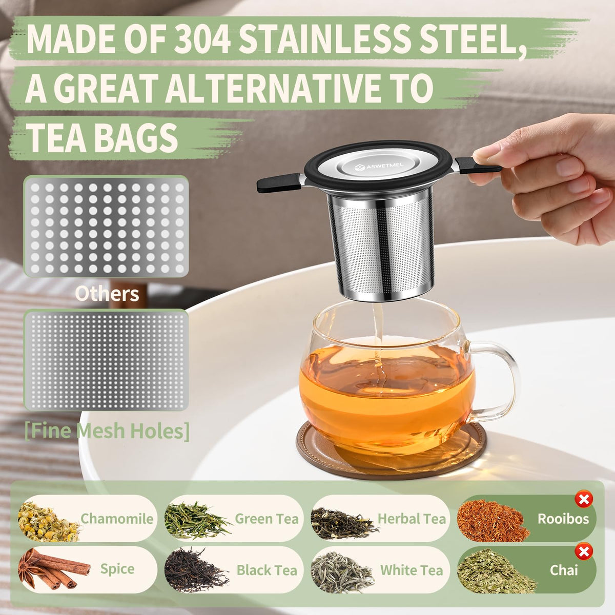Large Tea Infuser Strainers