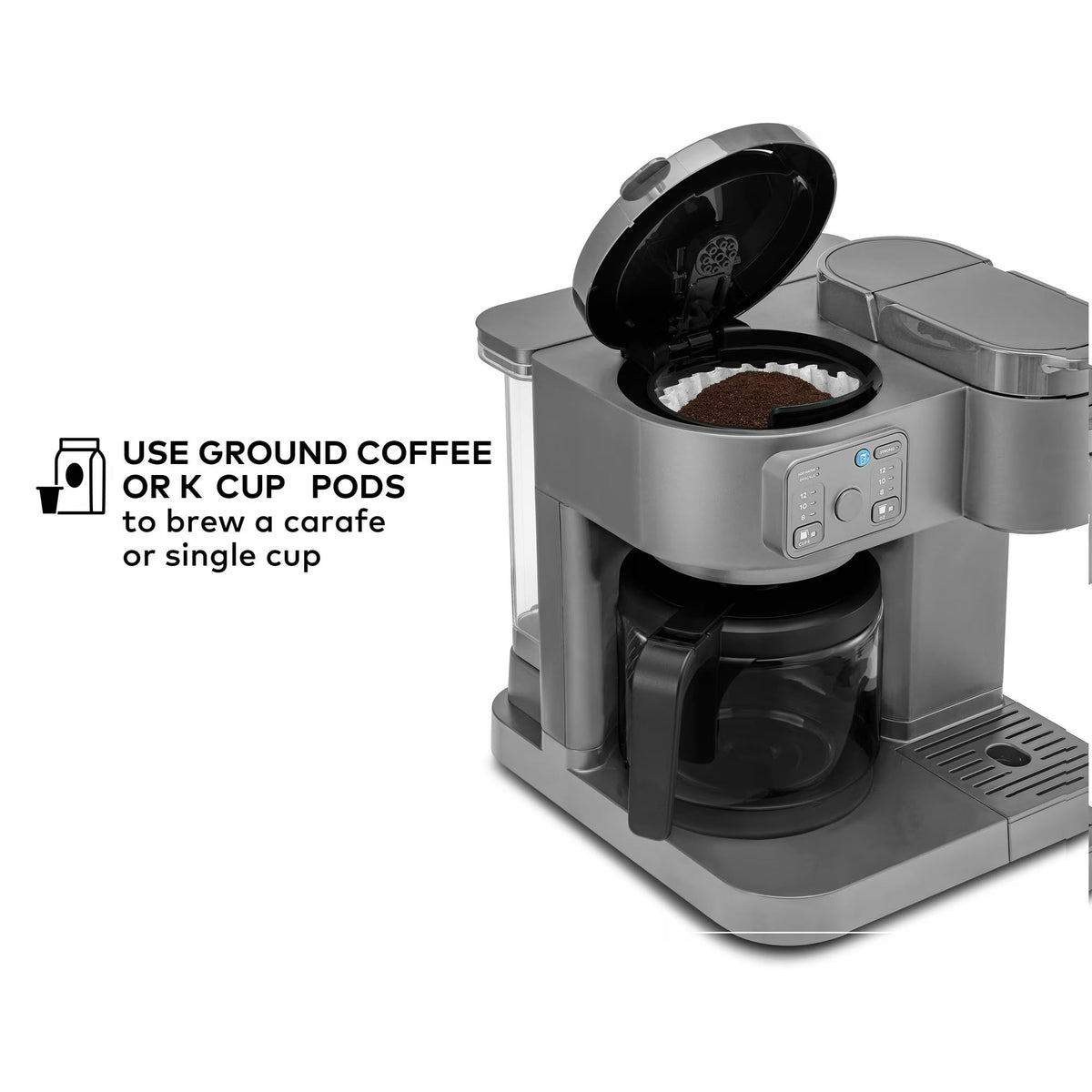 K Duo Essentials Coffee Maker for Hot and Iced Drinks