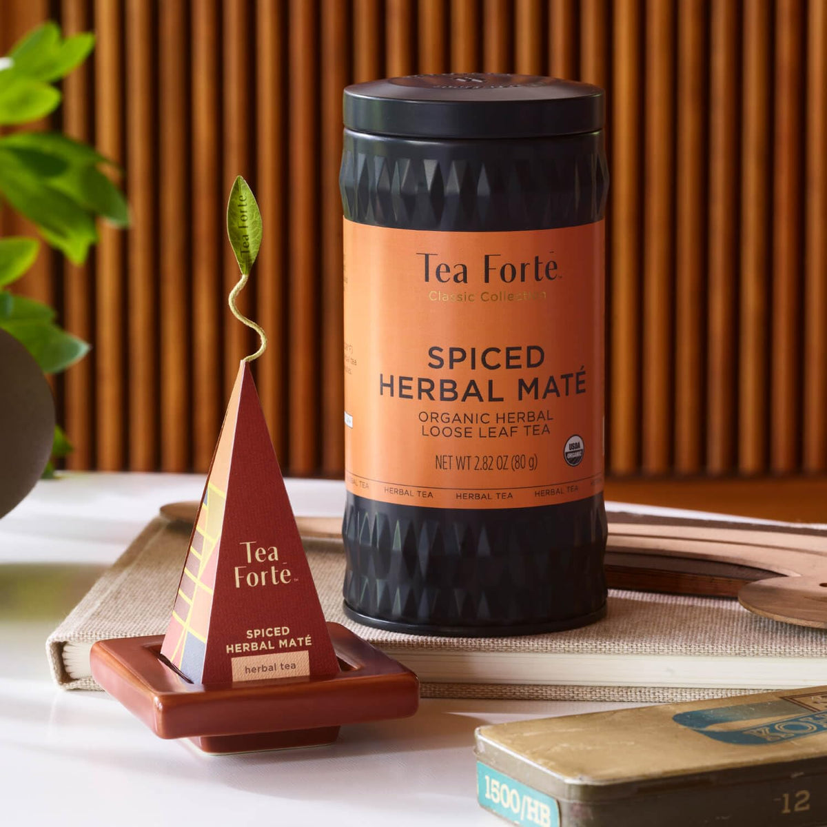 Spiced Herbal Maté Loose Leaf Tea Canister (2.82 Ounce)