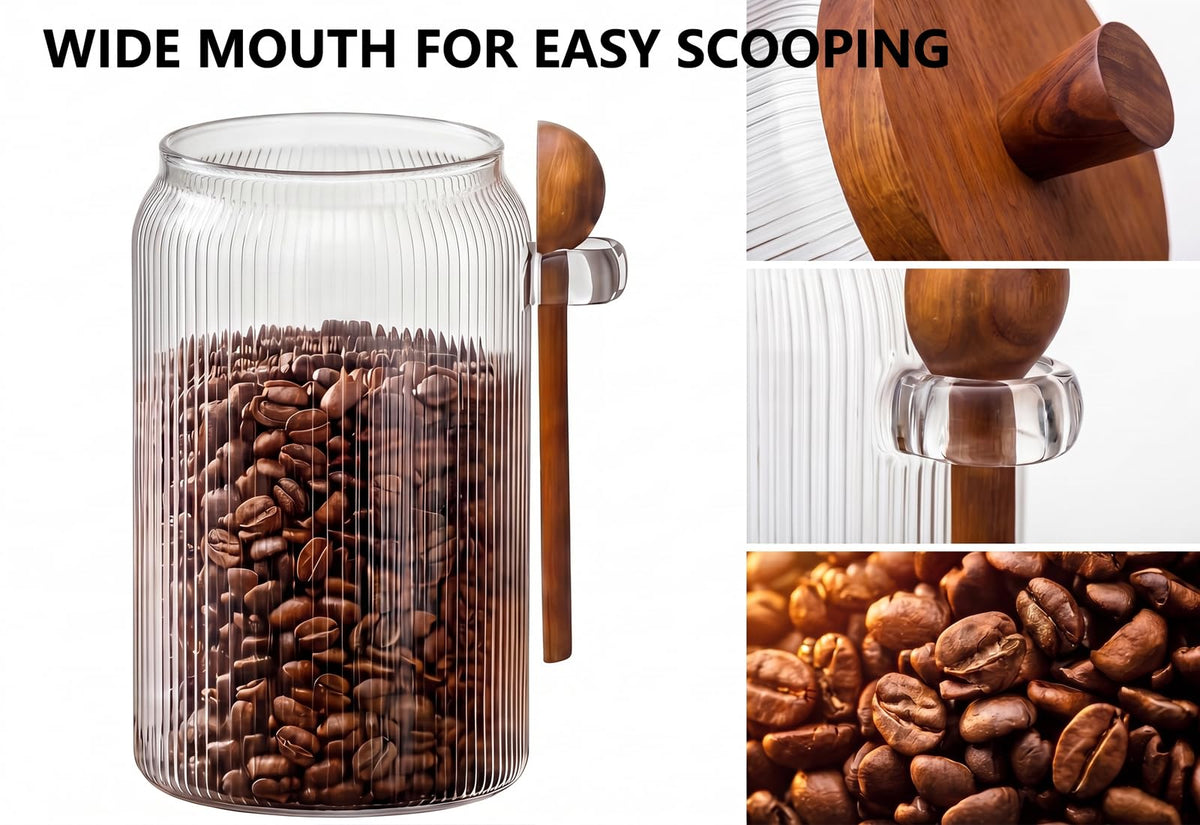 31oz Airtight Coffee Canister with Scoop