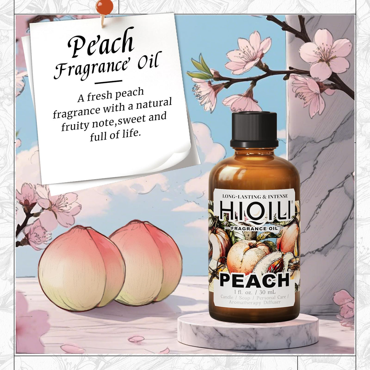 Peach Fragrance Oil for Home Diffuser