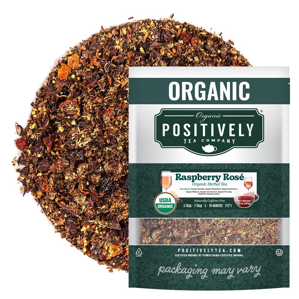 Raspberry Rosé Herbal Tea (16 Ounce)
