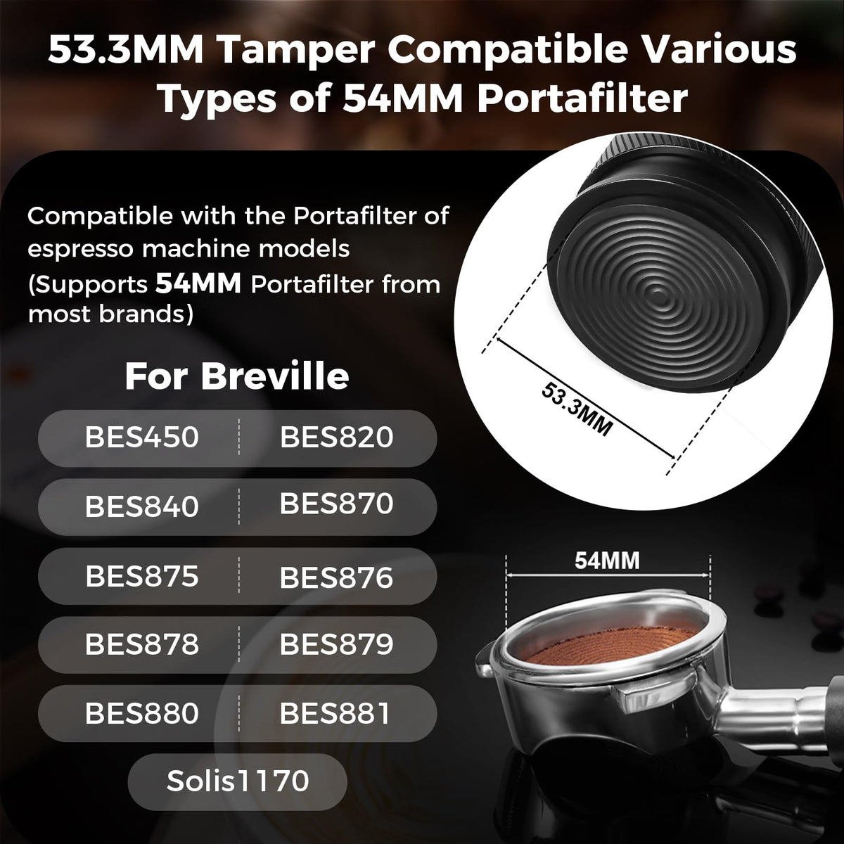 53MM Espresso Tamper