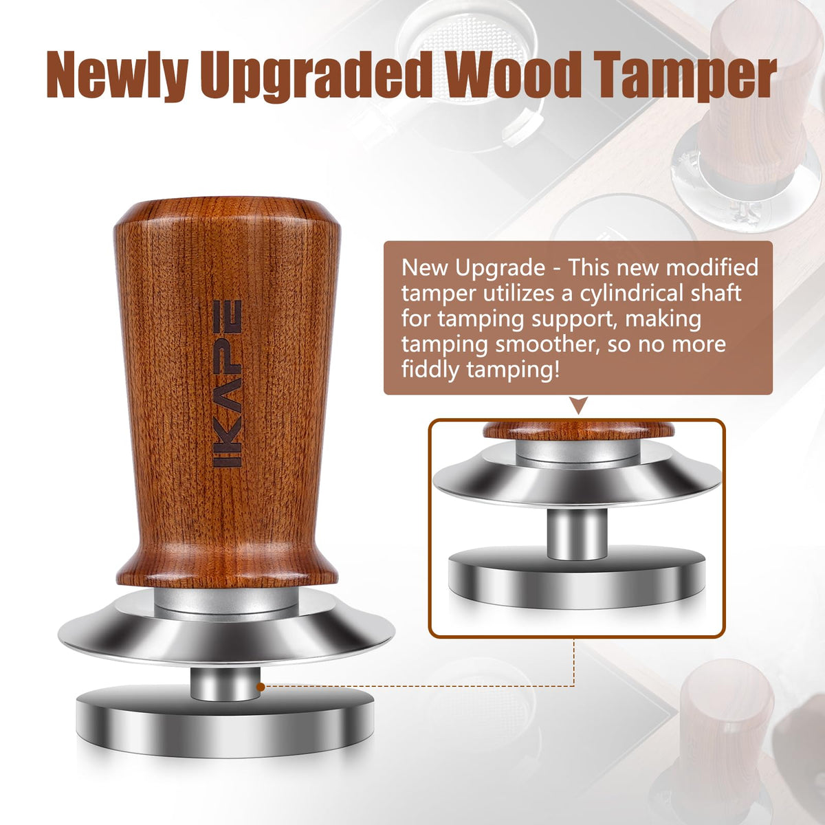 58.35mm Espresso Coffee Tamper