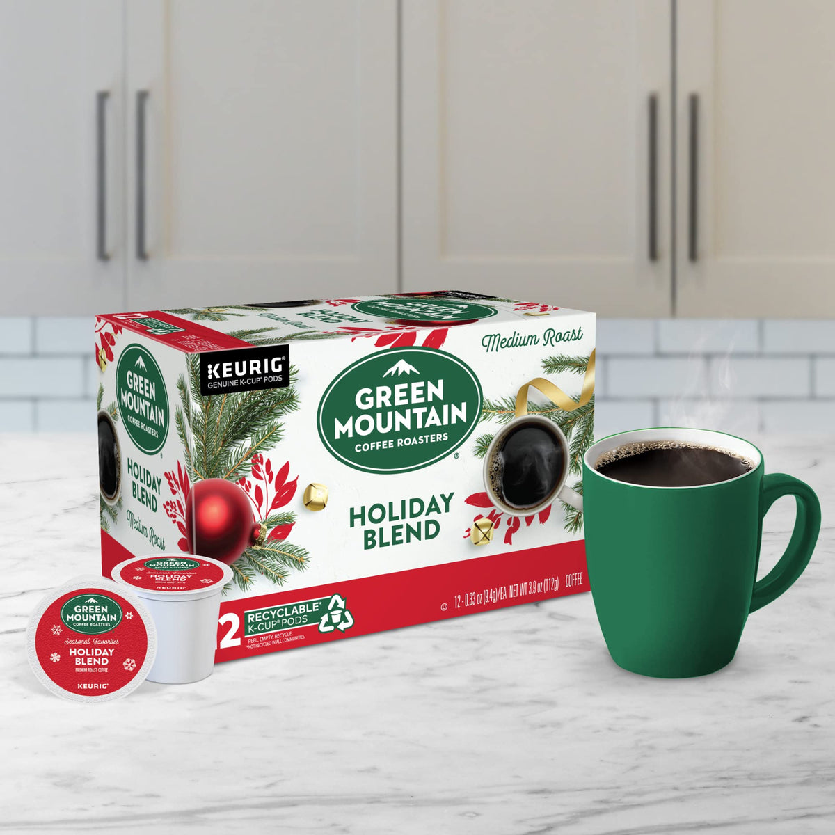 K-Cups, Holiday Blend, 12 Count