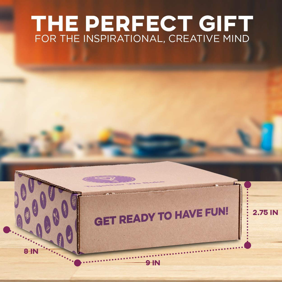 Confetti Muffins Kids Baking Kit with Pre