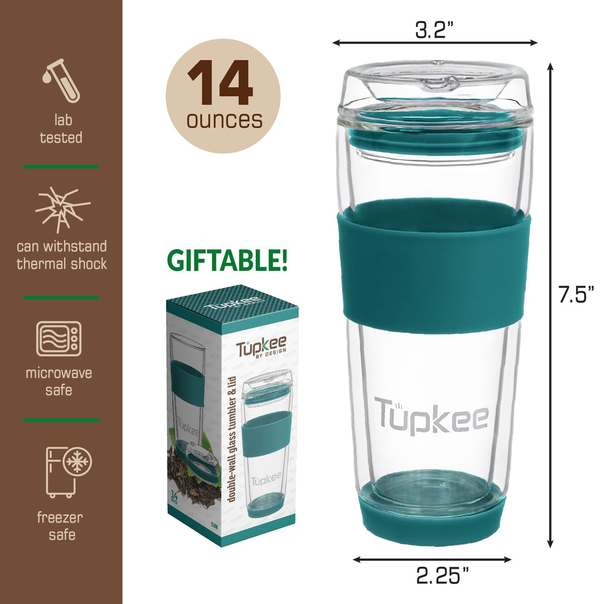 Double Wall Glass Tumbler
