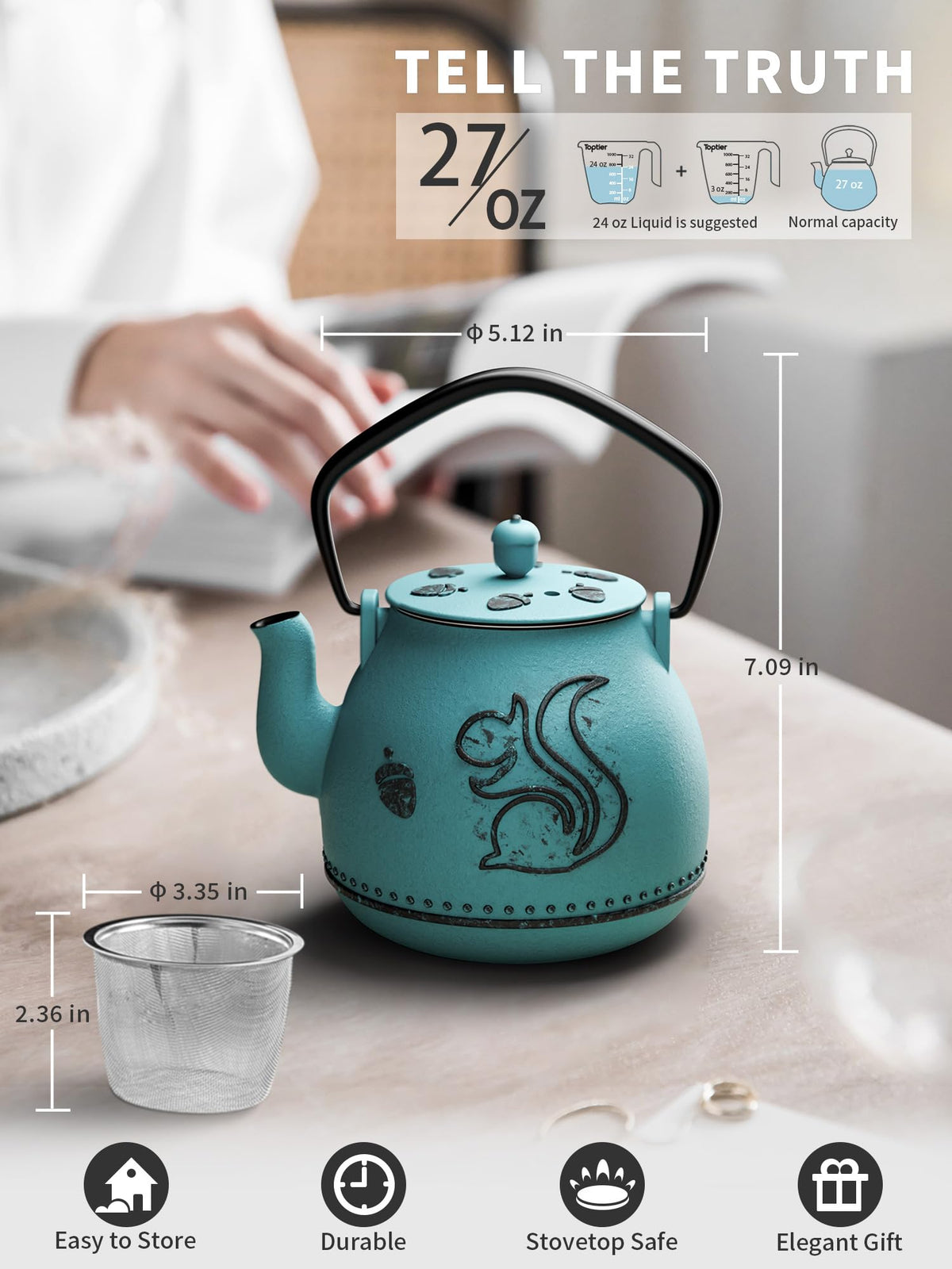 Teapot with Removable Infuser