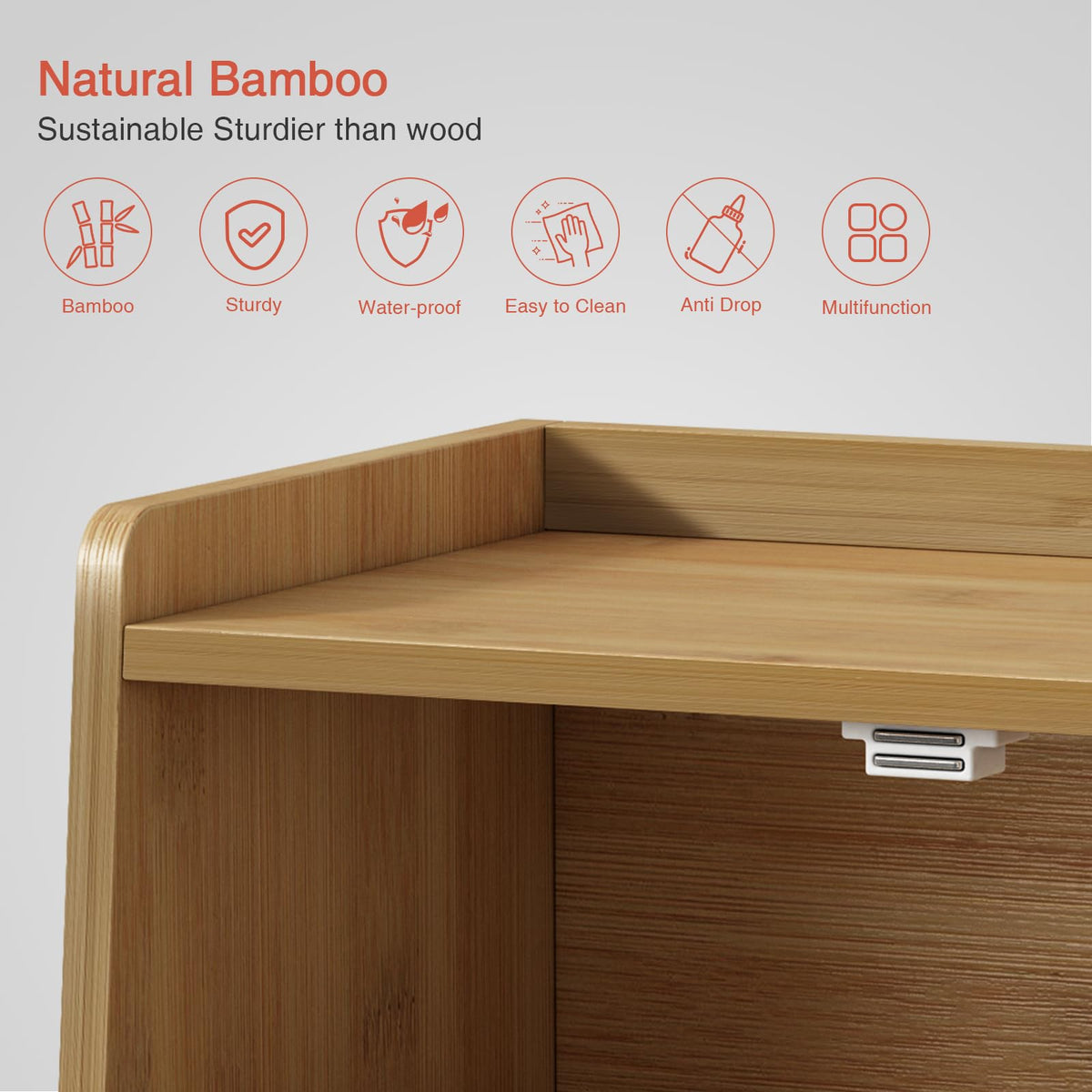 Wood Bread Box for Kithcen Countertop