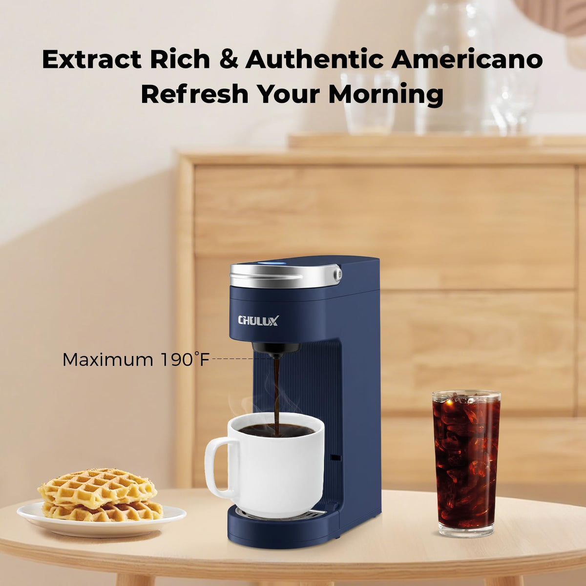 Slim Single Serve Coffee Maker for K Cup