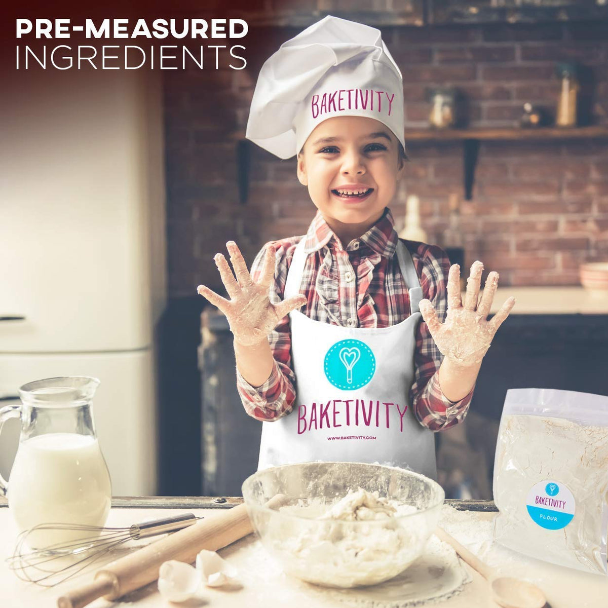 Confetti Muffins Kids Baking Kit with Pre