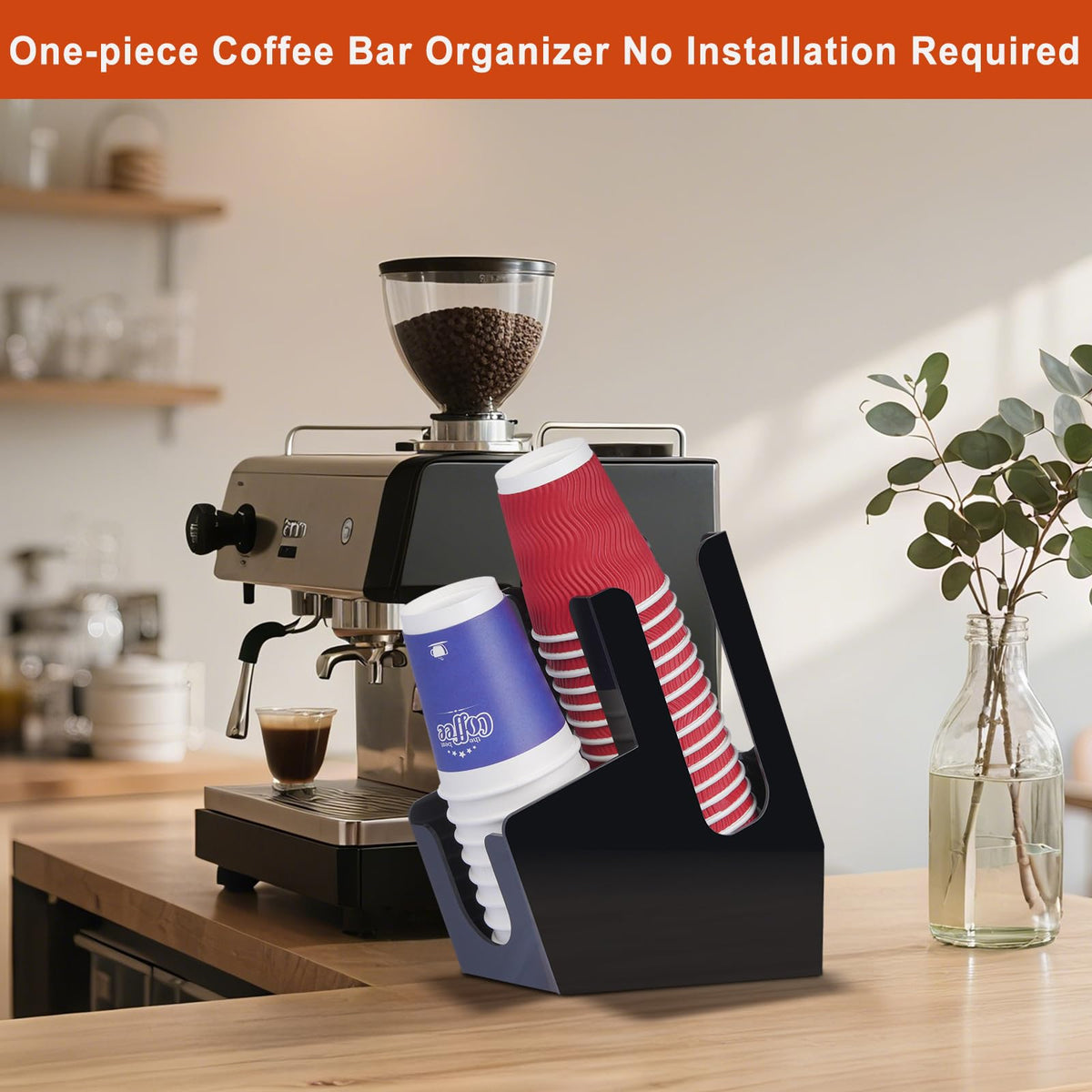 Coffee Station Organizer for Countertop