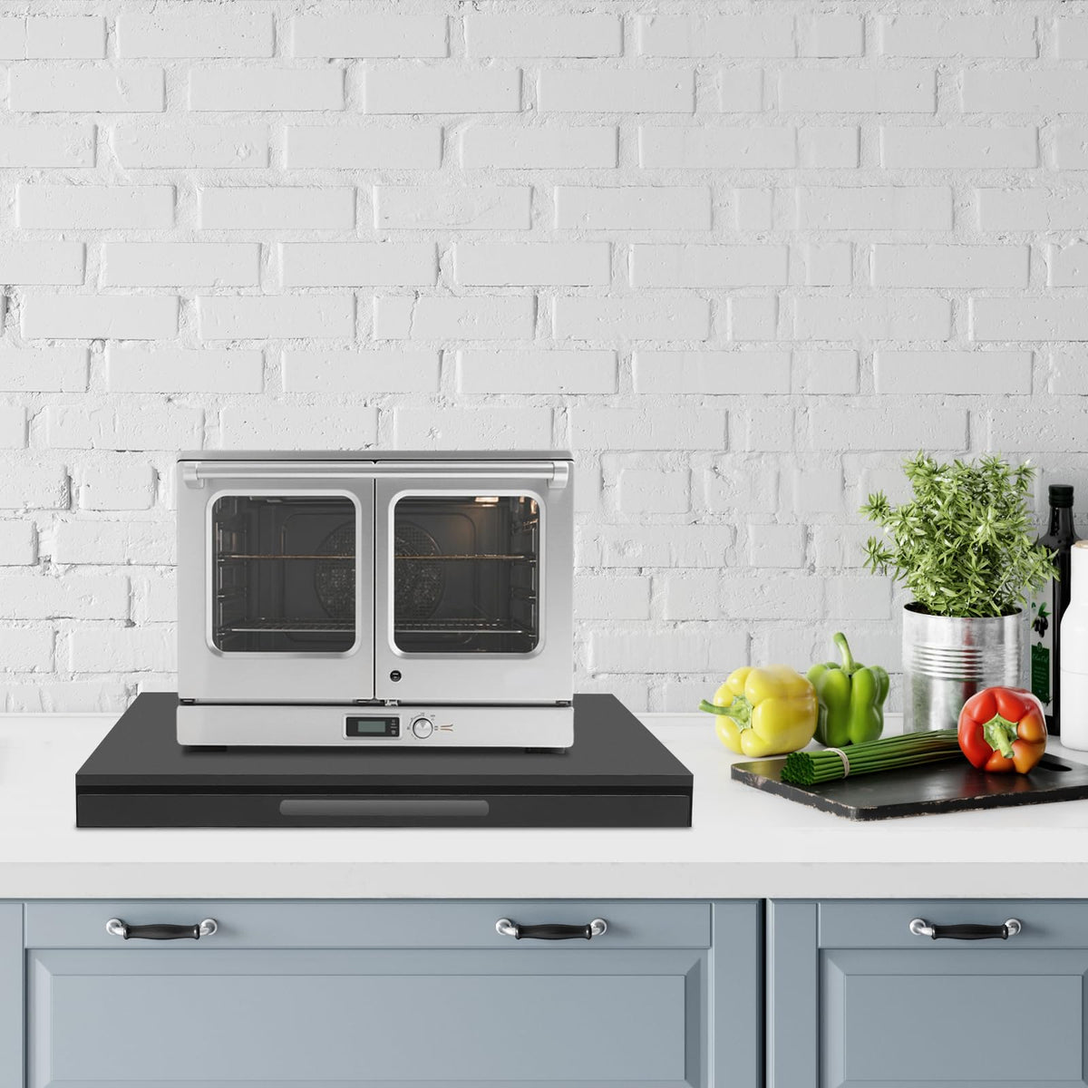 Steel Microwave Stand with Pull