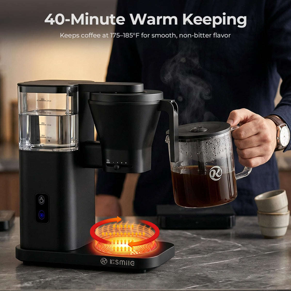 8 Cup Drip Coffee Maker