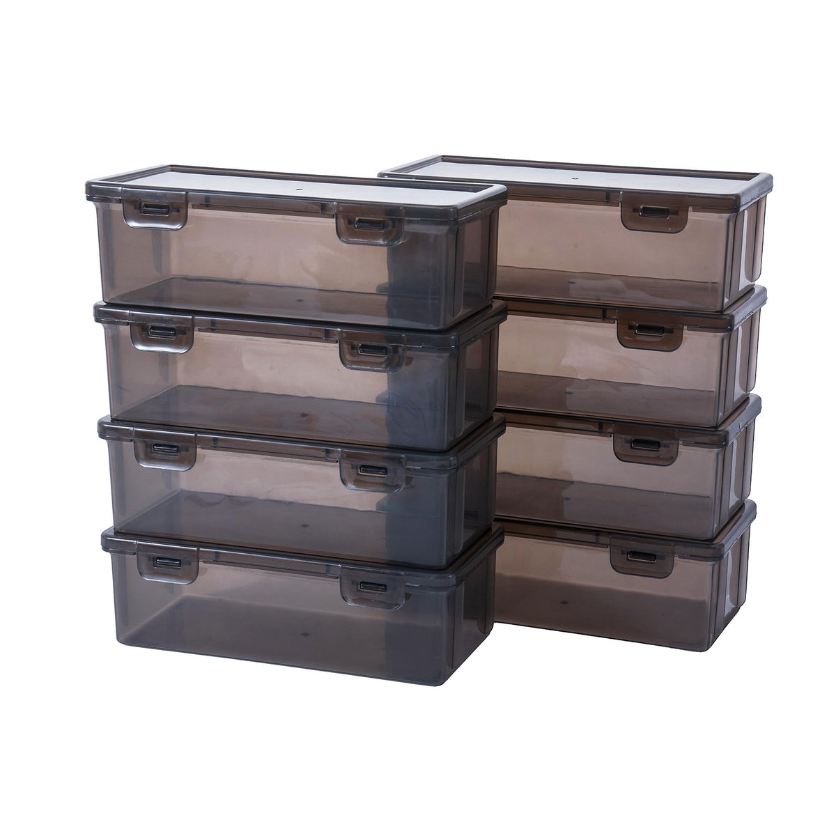 8 Pack Large Black Pencil Box (7.98 Count)