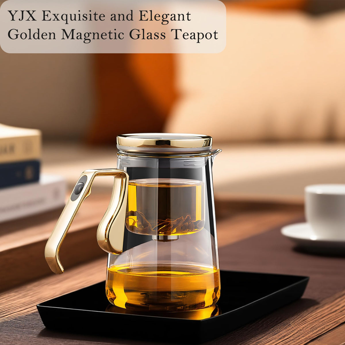 Magnetic Glass Teapot
