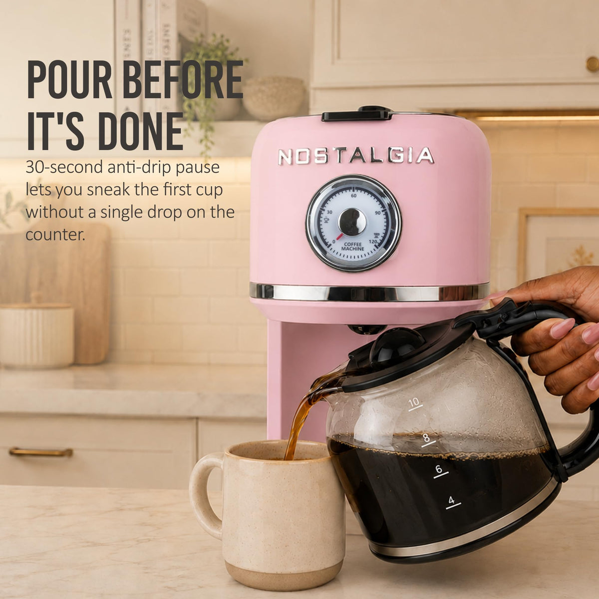Classic Retro 10 Cup Coffee Maker