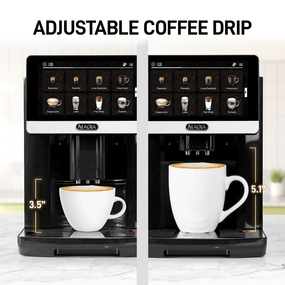 Zulay Magia Super Automatic Espresso Maker Machine with Grinder