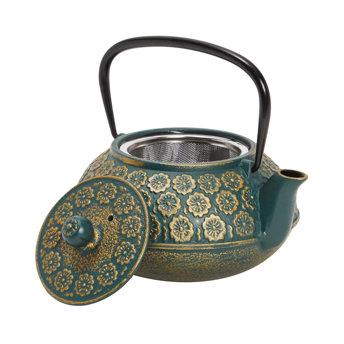 Cast Iron Tea Kettle with Infuser