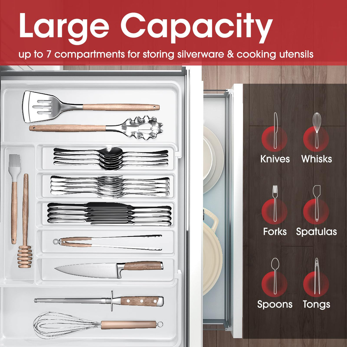 Silverware Drawer Organizer