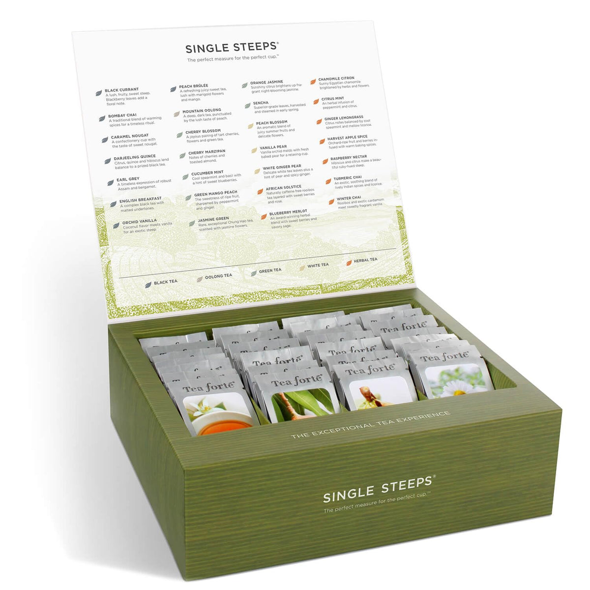 Single Steeps Tea Sampler (28 Count)