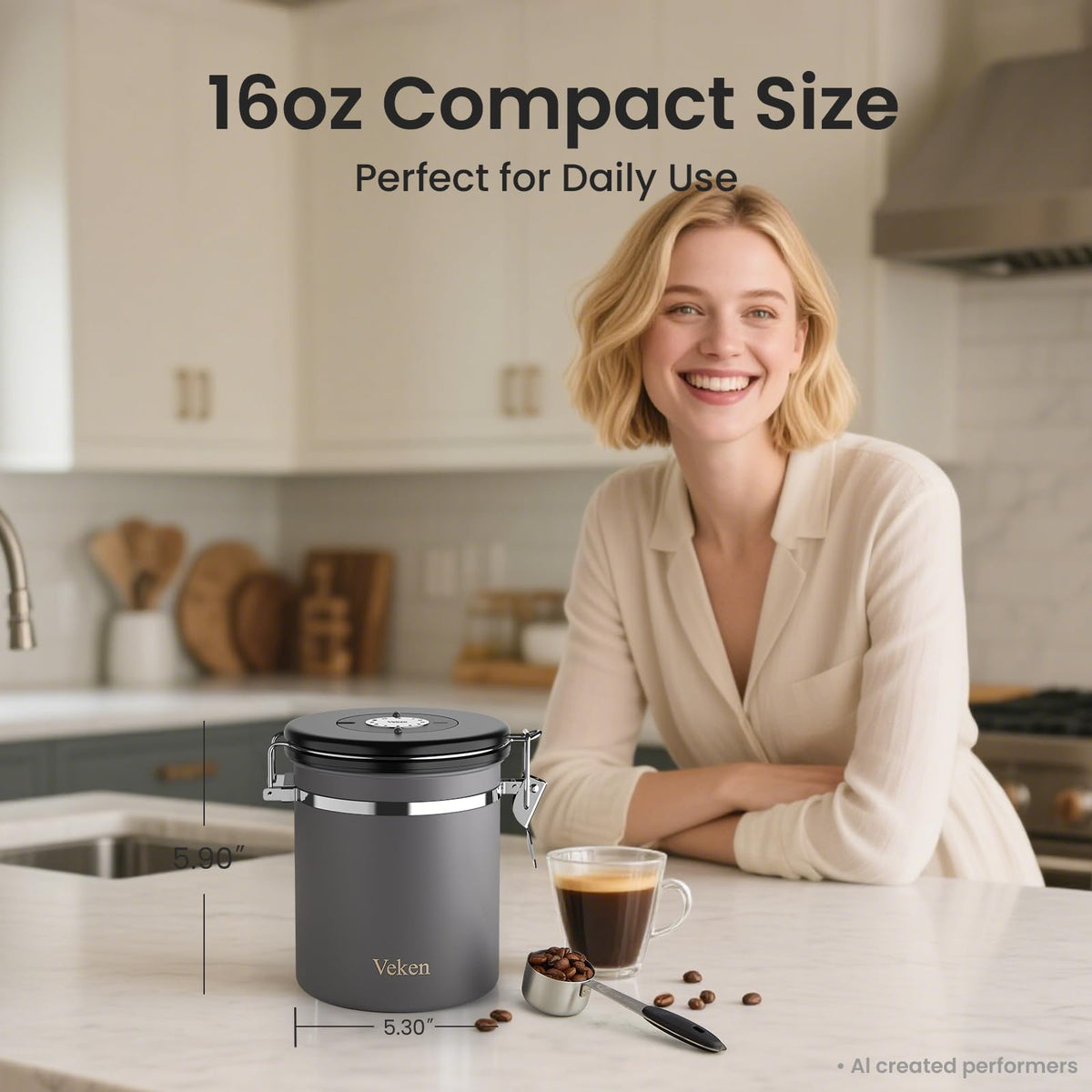 Coffee Canister (16 Ounce)