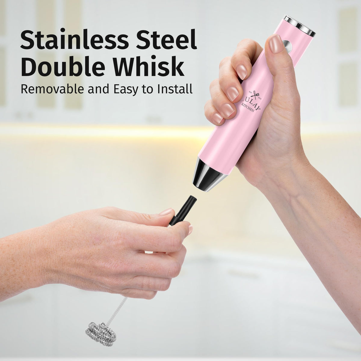 Rechargeable Milk Frother Handheld