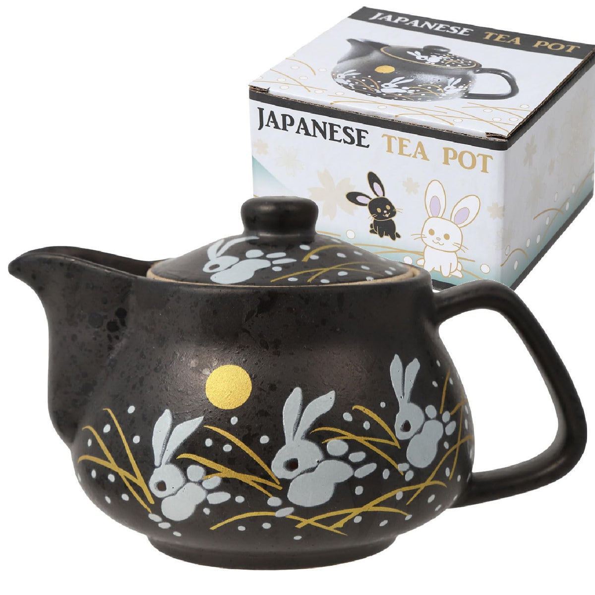 10oz bunny kyusu Rabbit Kutani Yaki