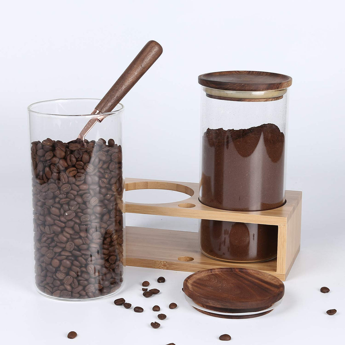 Coffee Beans Storage Canisters with Airtight Lids