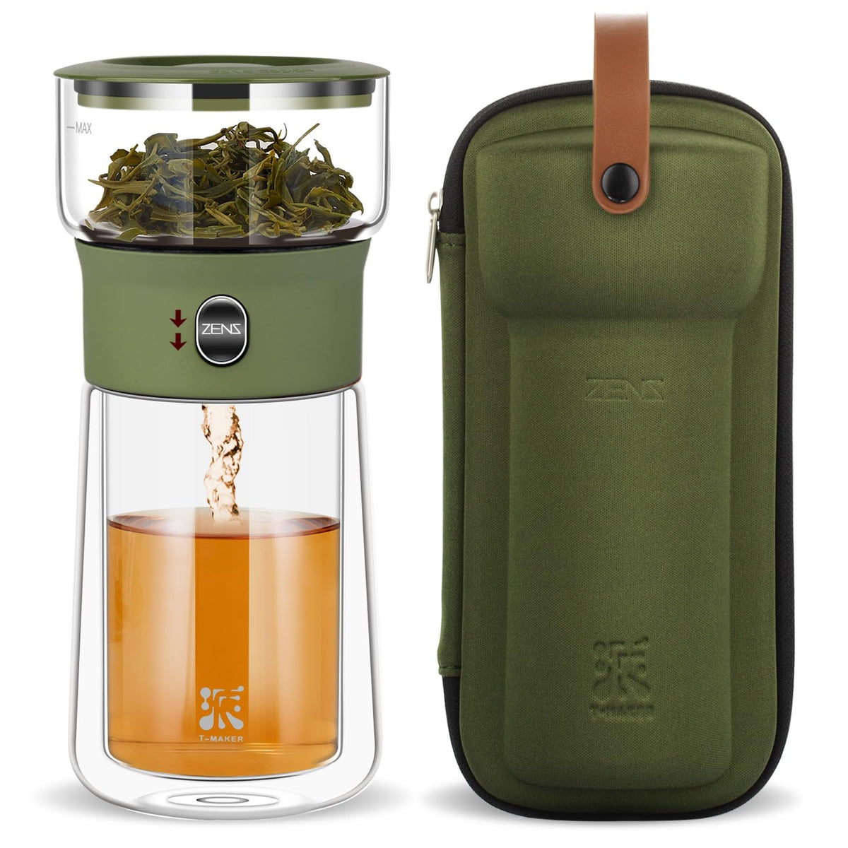 Modern Glass Infuser Teapot