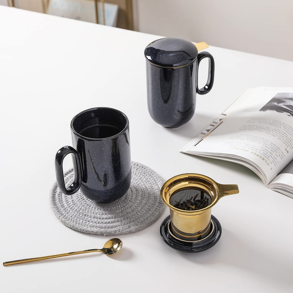 Ceramic Tea Cup Mug Infuser