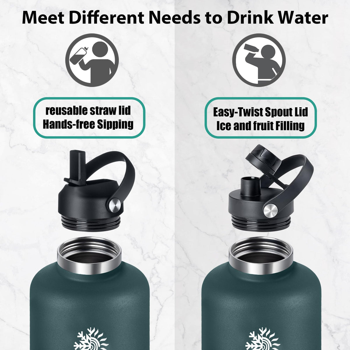 128oz Insulated Water Bottle