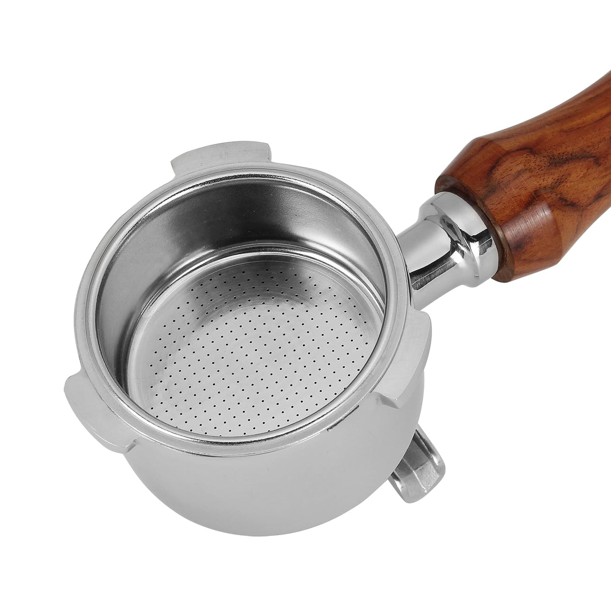 51mm Espresso Portafilter Double Spouts 3 Ears Compatible with Dedica EC680