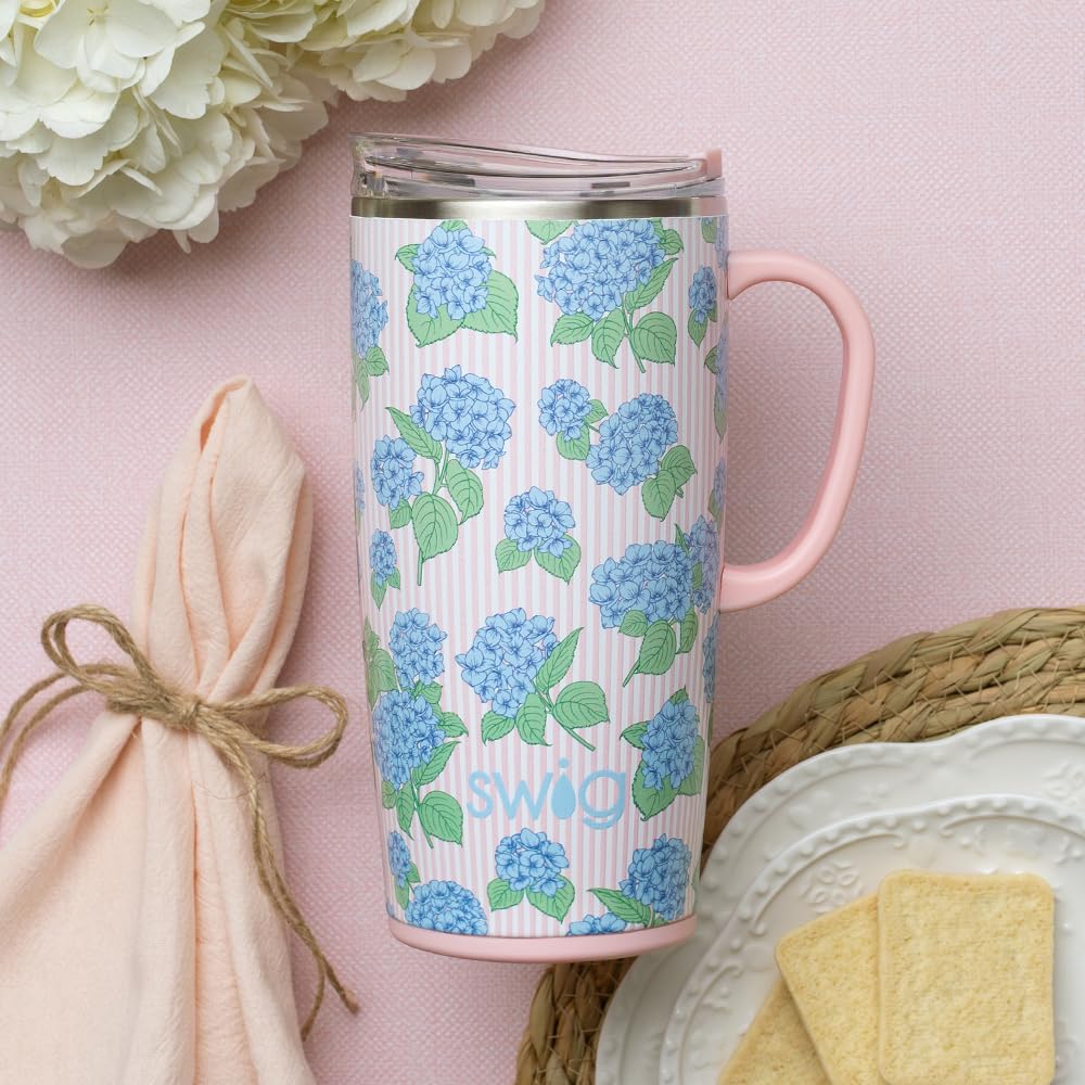 22oz Insulated Travel Mug with Handle & Lid