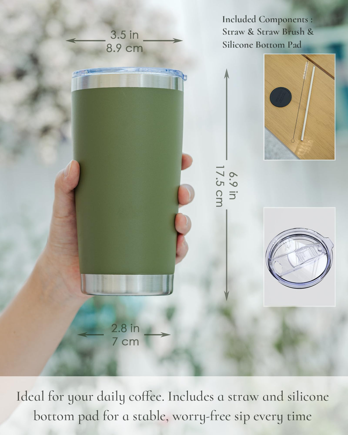 20oz Travel Coffee Tumbler (8 Count)