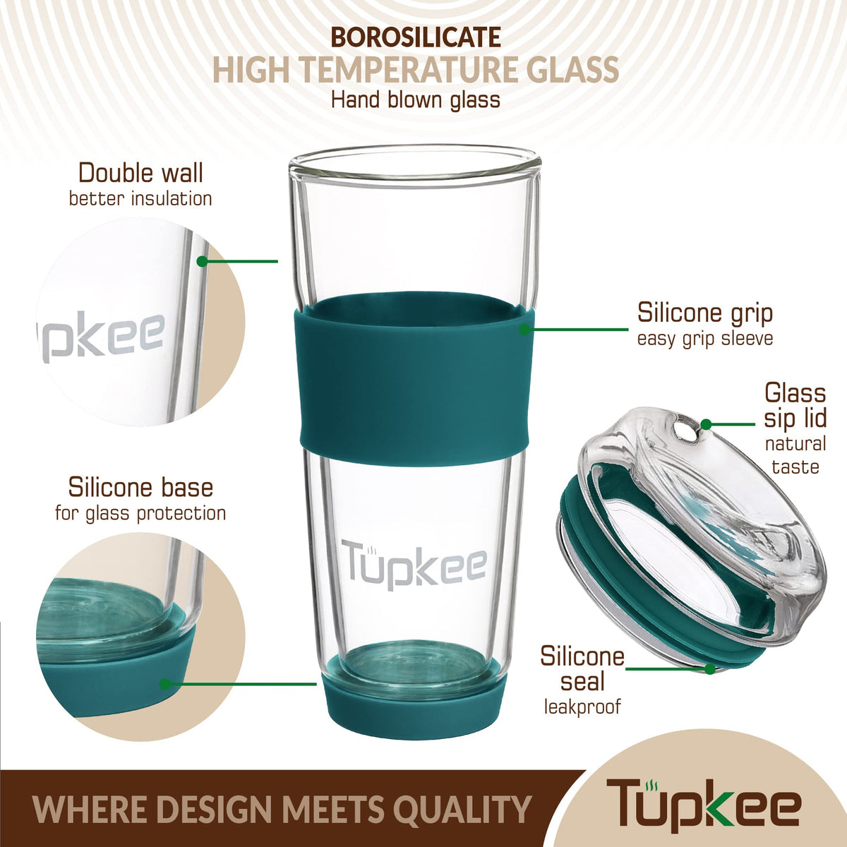 Double Wall Glass Tumbler