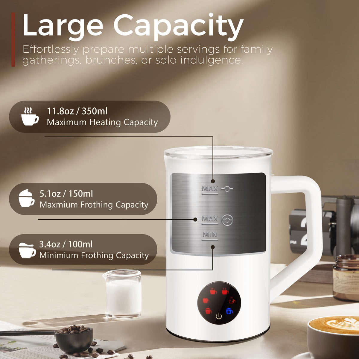 Milk Frother and Steamer