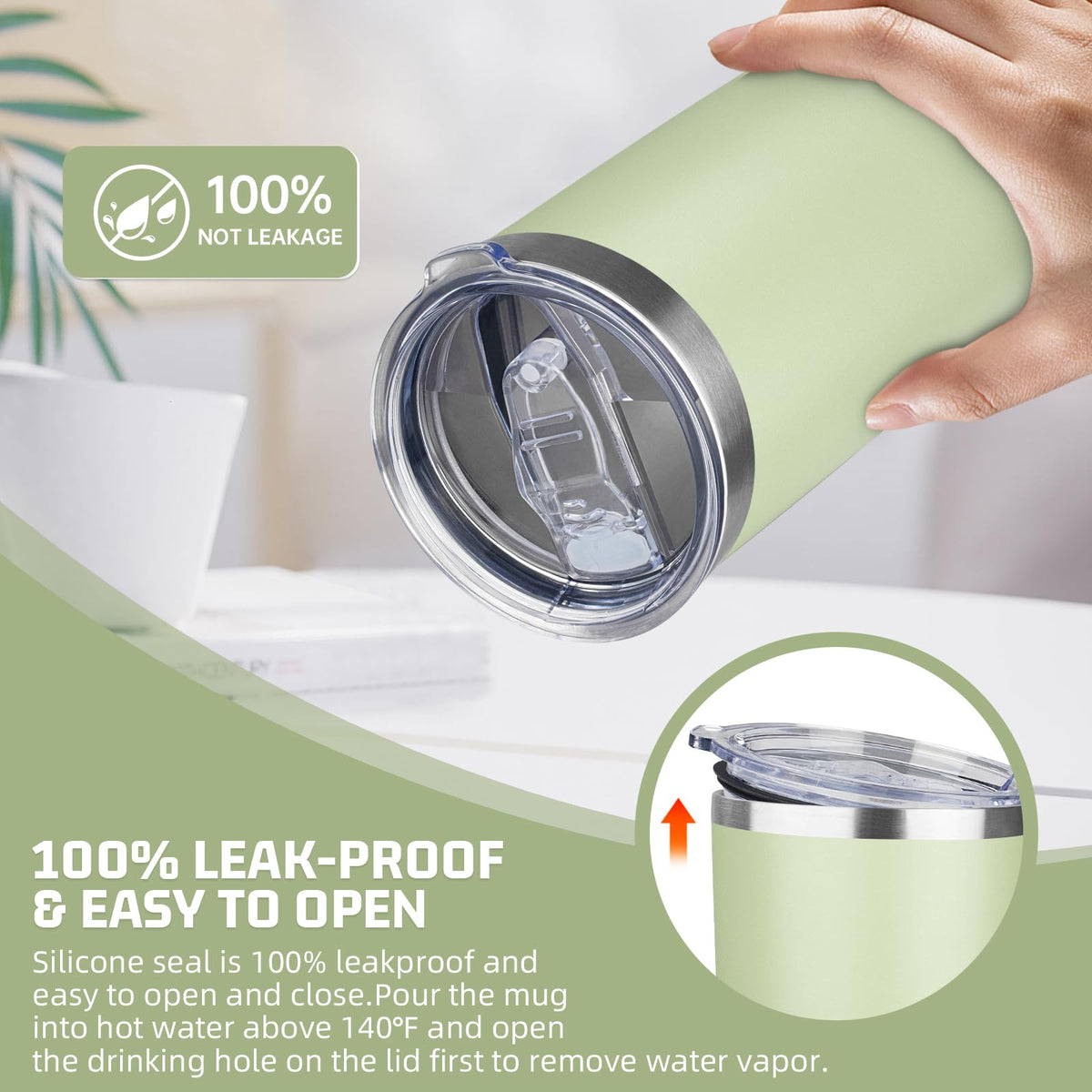 20 oz Tumbler with Lids and Straws