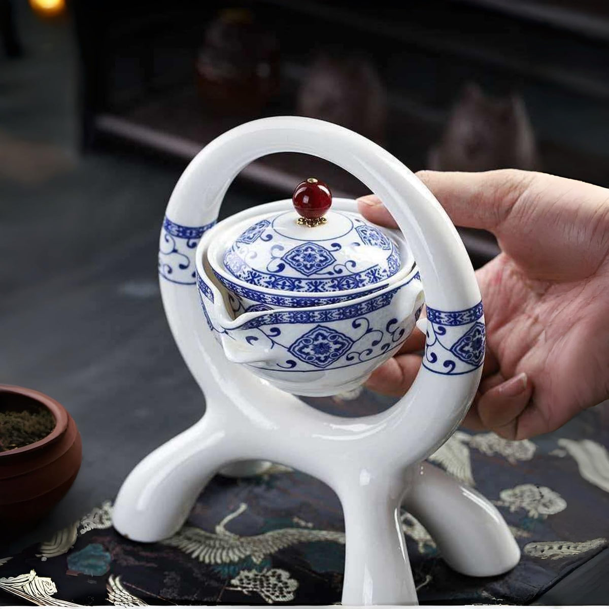 Ceramic Teapot with Infuser