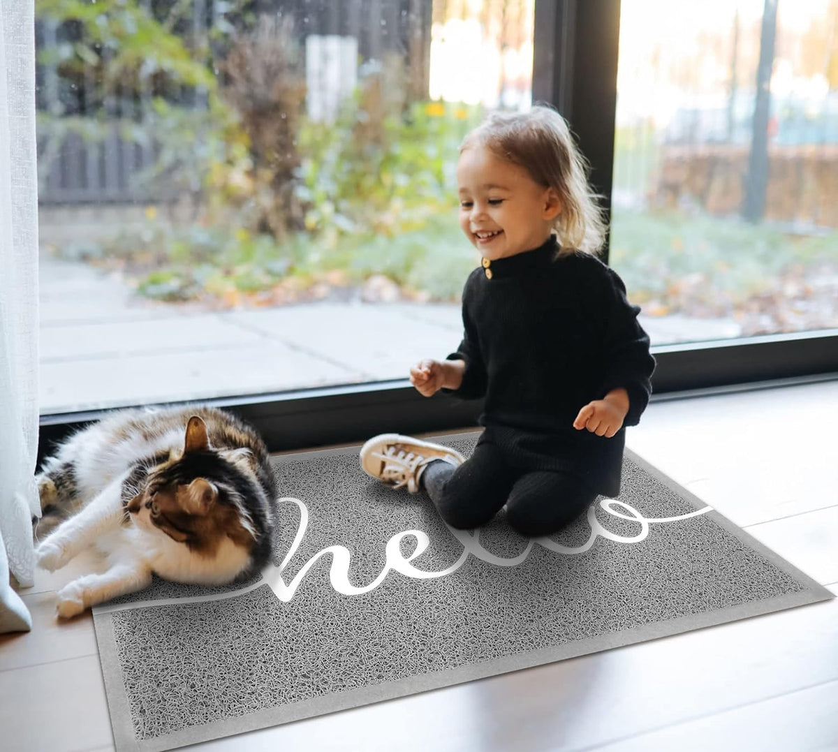 Funny Hello Mats Outdoor (4.46 Sq Ft)