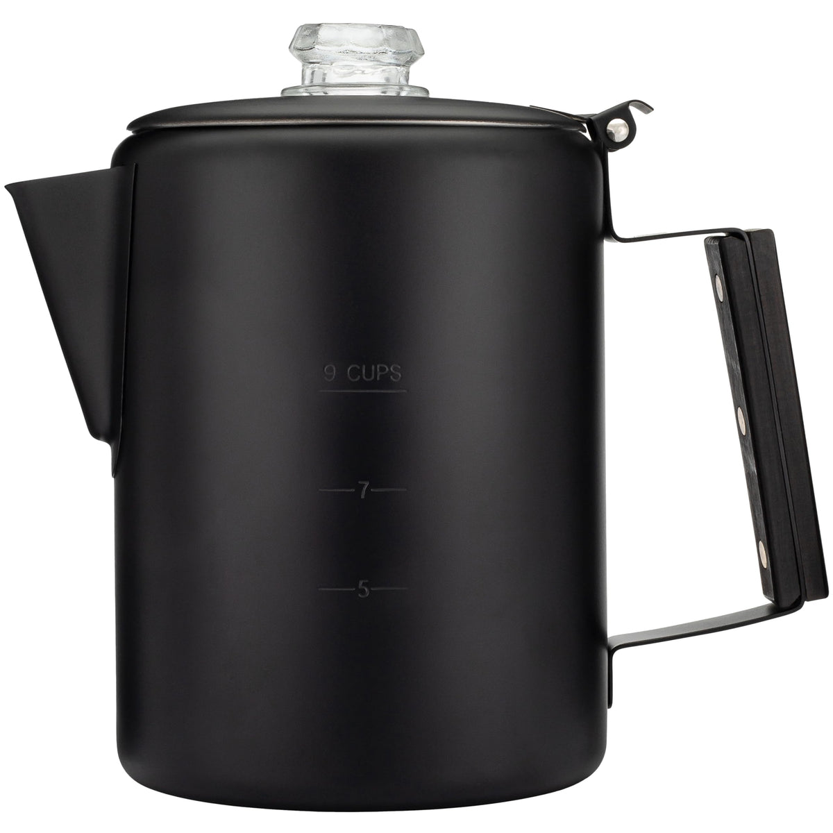 Bozeman Black Percolator Coffee Pot