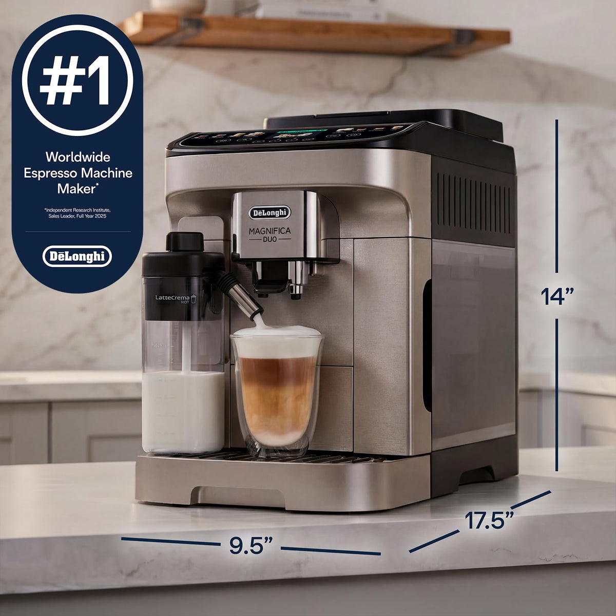 Magnifica Duo Automatic Espresso Machine