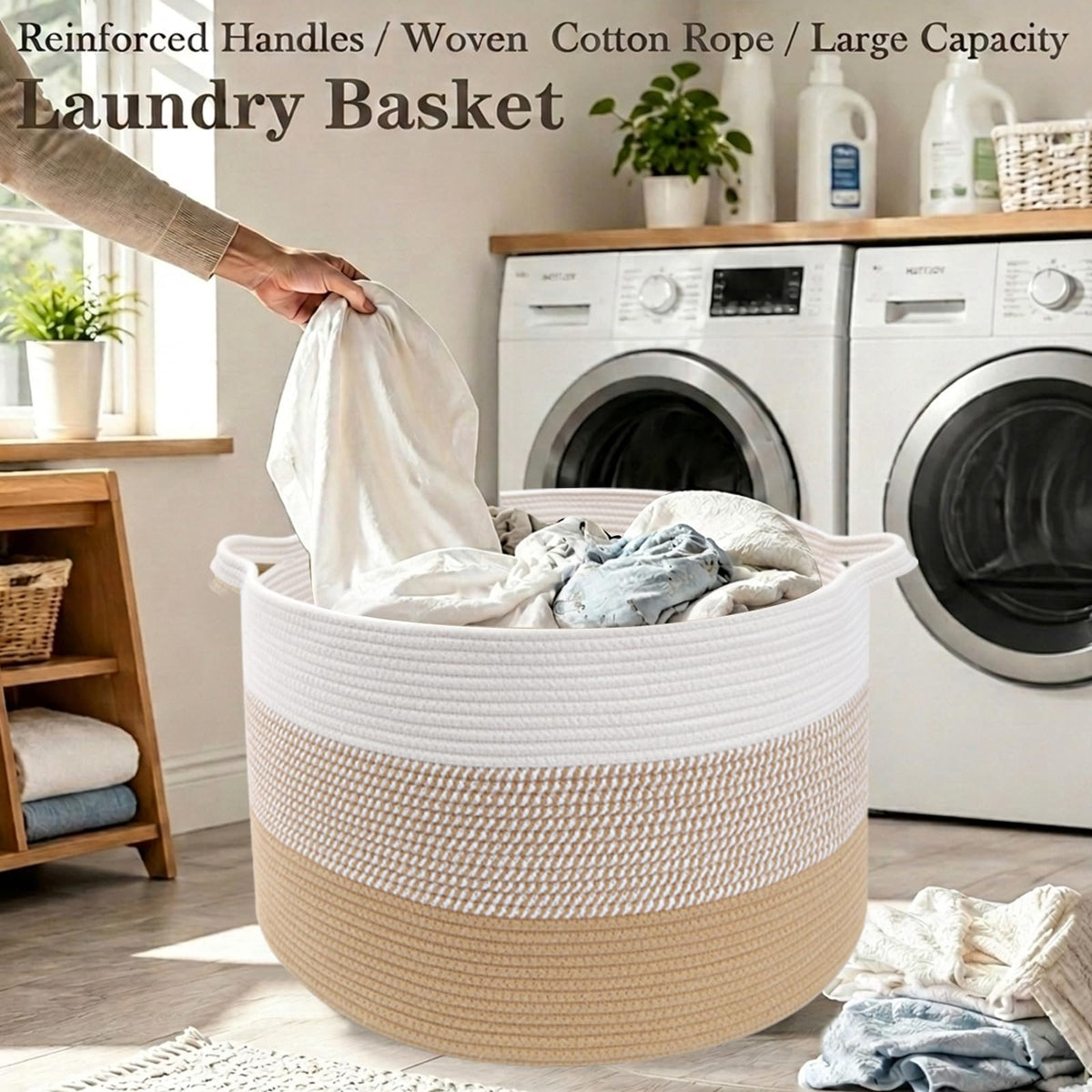 65L Large Blanket Basket