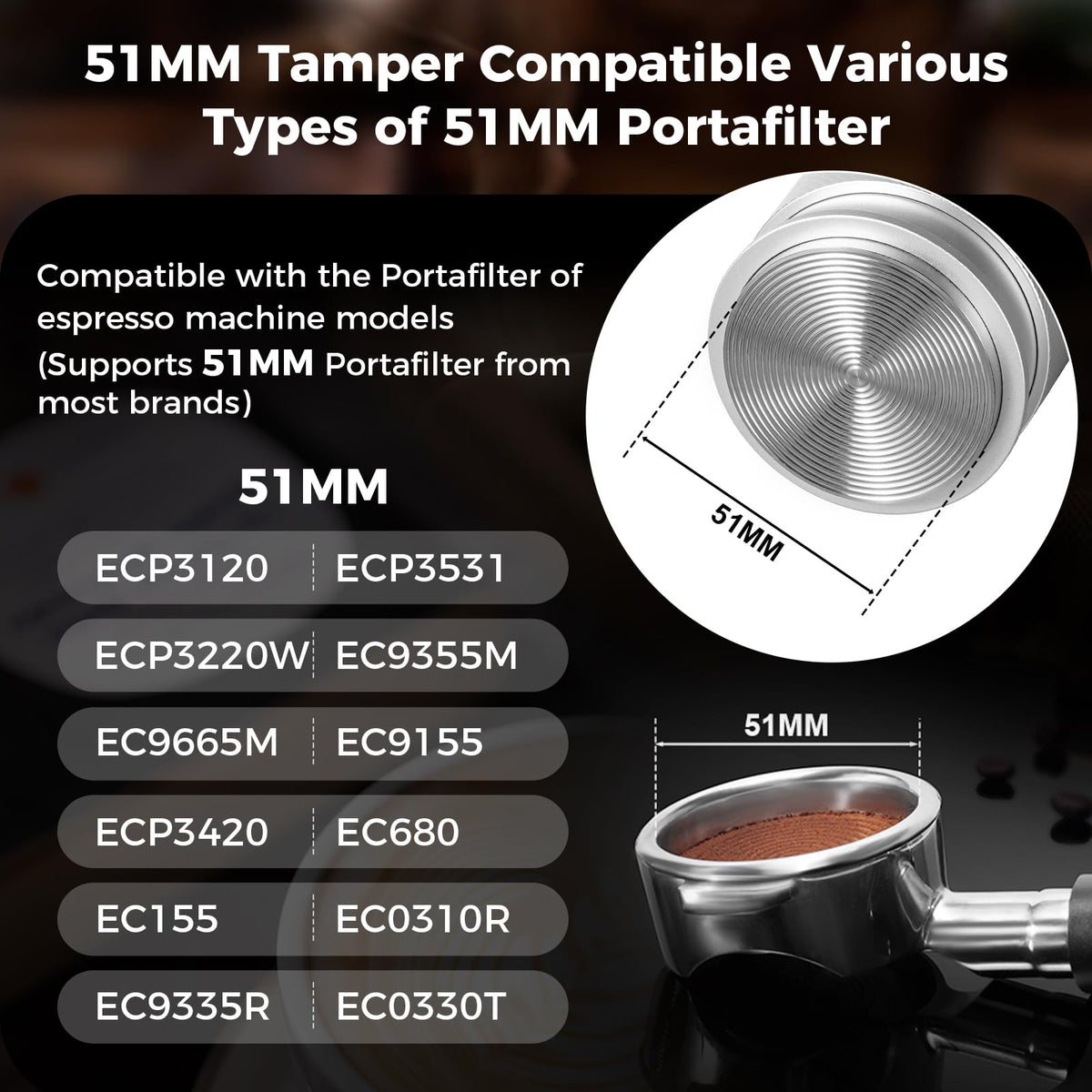 51mm Espresso Tamper